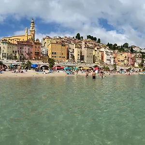 Mansfield Vue Carte Postale Terrasse Piscine Calme Port à 200m à Pied Appartement Menton